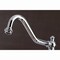 Kingston Brass KS3271AXBS Restoration 8" Bridge Kitchen Faucet W/ Sprayer, Chrome KS3271AXBS - alternate 2